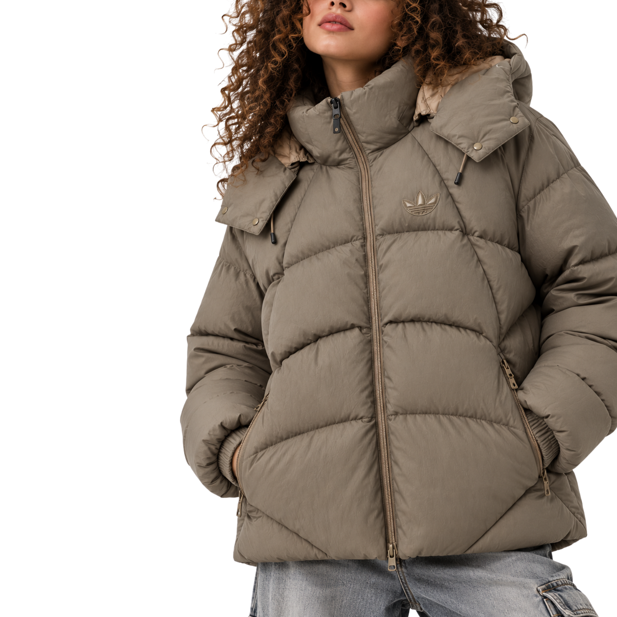 Adidas Originals Puffer „Light Grey” – Gri | KW4680