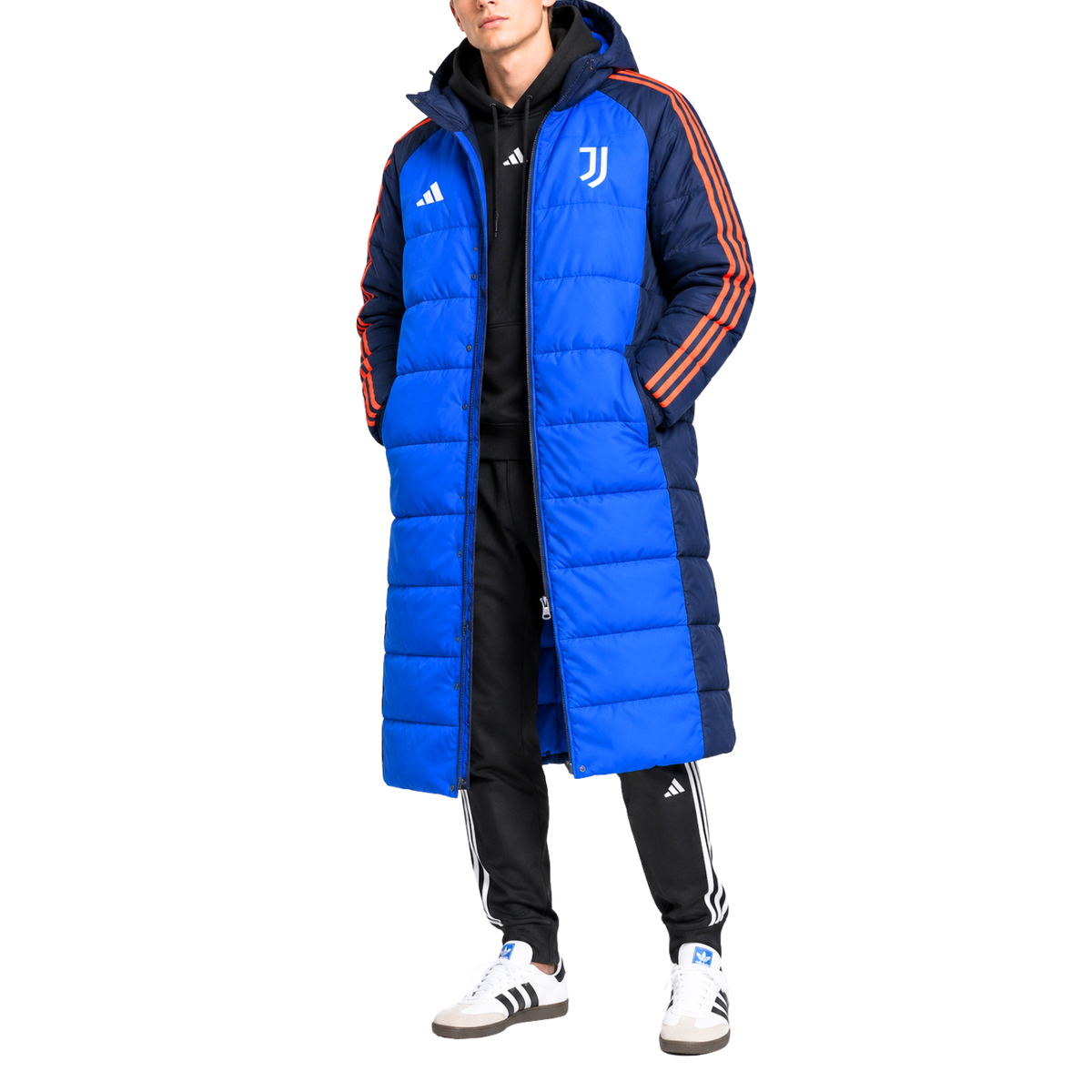 Adidas Juventus Geacă Lungă Matlasată– Albastru | JE4314