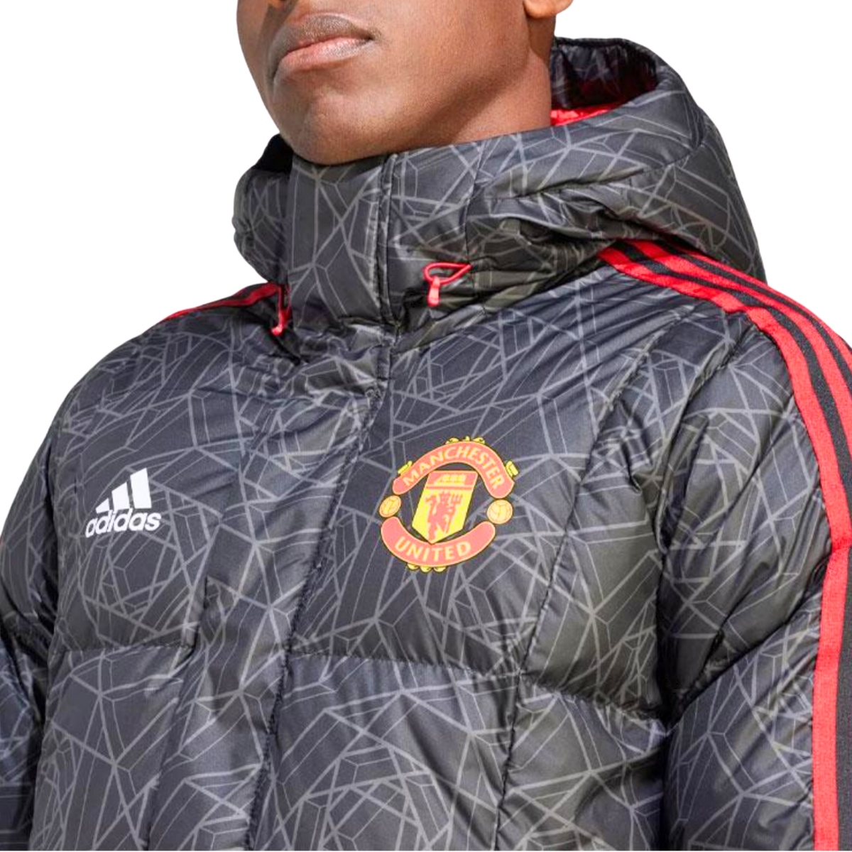 Adidas Manchester United DNA Down Coat – Negru | IA8535