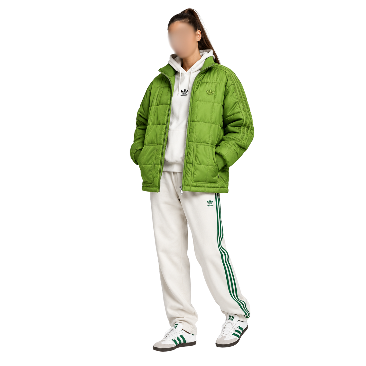 Adidas Originals Geacă Matlasată - Verde | JX8827