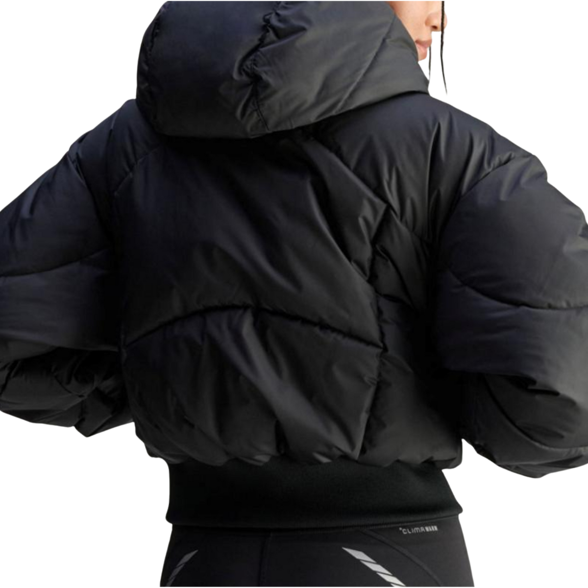 Adidas by Stella McCartney Cropped Padded Winter Jacket – Negru | JW2027