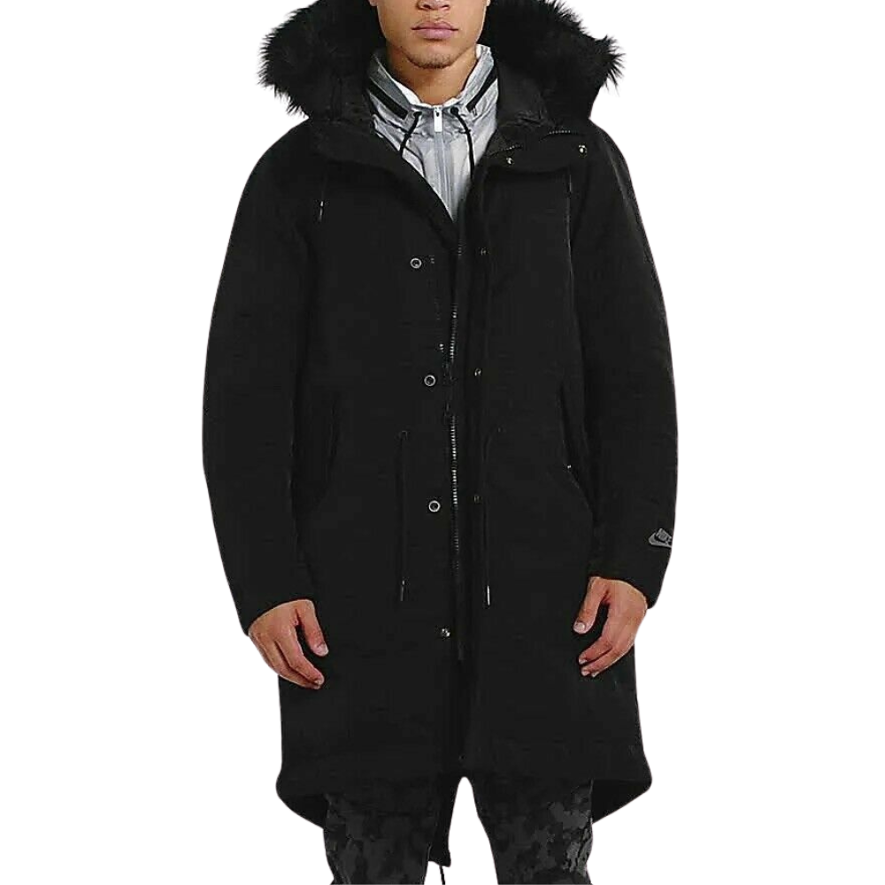 Nike Parka Nsw Down Fill Geacă cu Glugă - Pentru Bărbați – Negru | BV4751-010