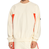 Adidas Y-3 Logo Patch Crewneck Sweater Crem Orange – Crem | HZ8812