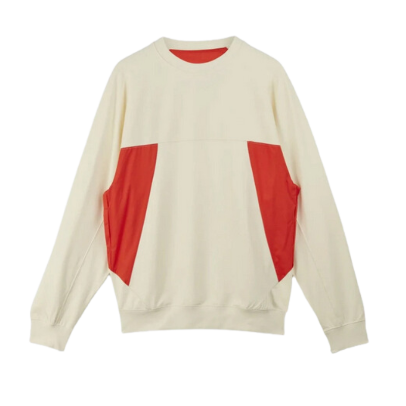 Adidas Y-3 Logo Patch Crewneck Sweater Crem Orange – Crem | HZ8812