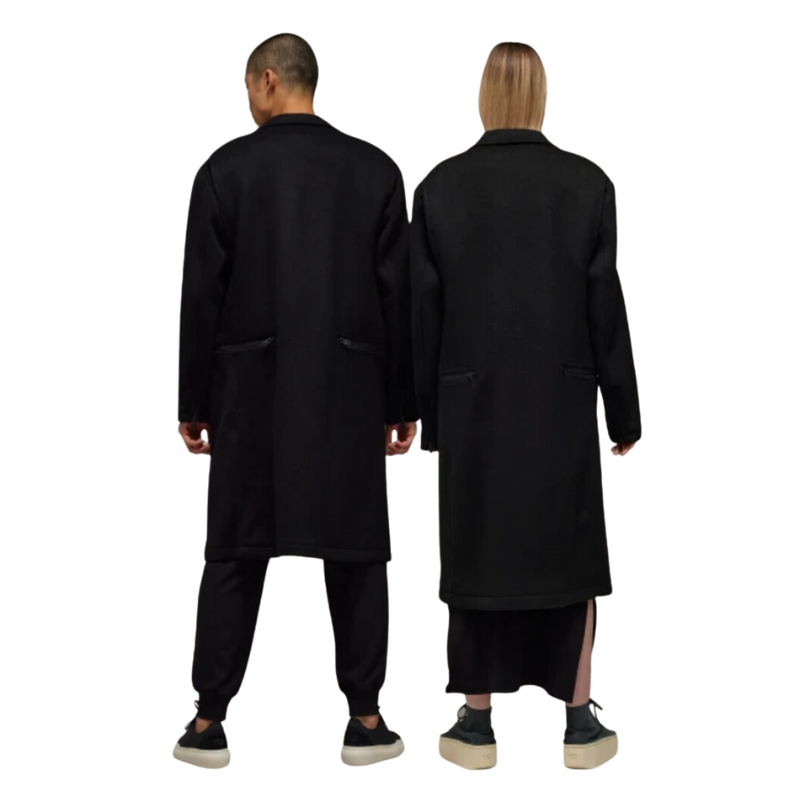 Adidas Y-3 Palton Din Lână cu Croială Tailored - Negru – Negru | IP5593