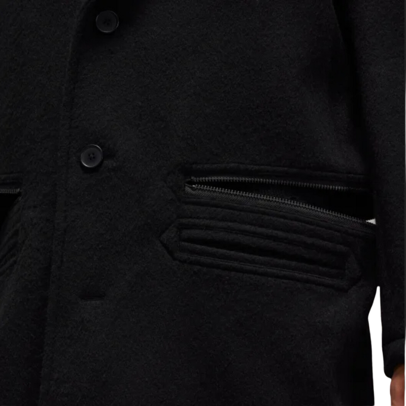 Adidas Y-3 Palton Din Lână cu Croială Tailored - Negru – Negru | IP5593