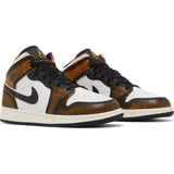 Jordan 1 Mid SE “Orange Wear Away” – Negru | DQ8417-071