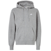 Nike Swoosh Logo Zip-Up Hoodie - Gri | 521573-063