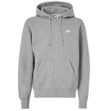 Nike Swoosh Logo Zip-Up Hoodie - Gri | 521573-063