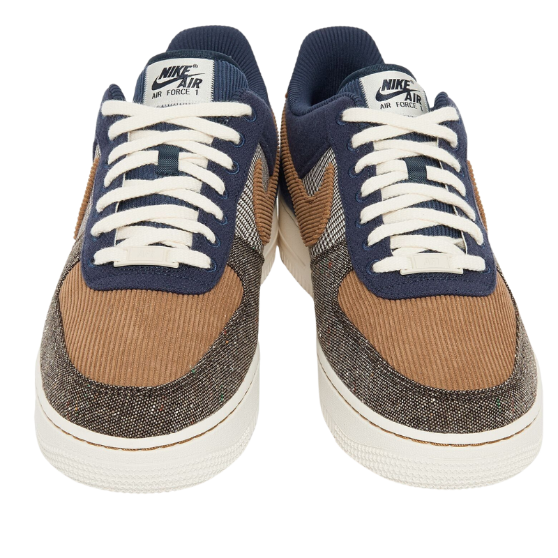 Nike Air Force Low '07 PRM Tweed Midnight Navy Corduroy cod