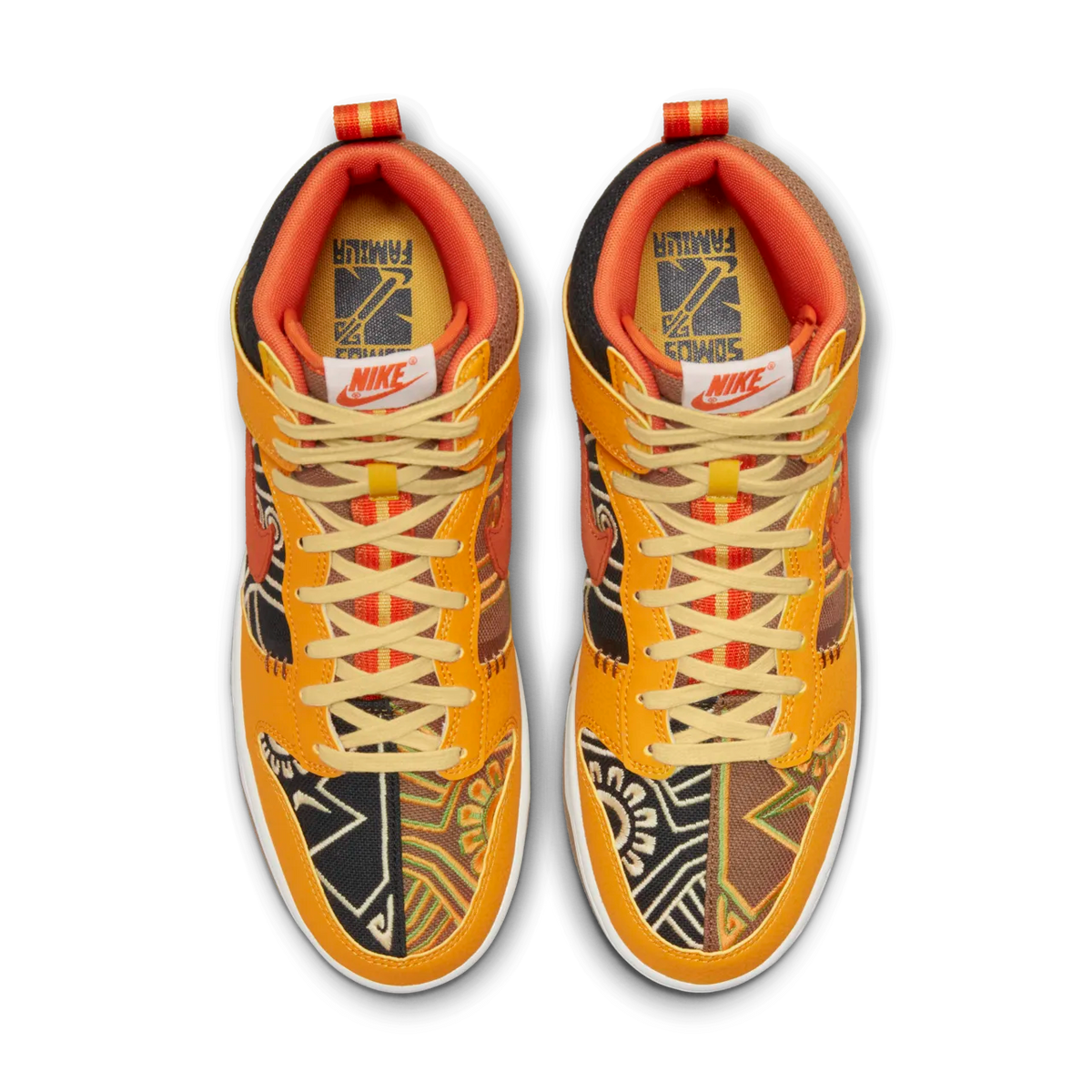 Nike Dunk High 'Somos Familia' Pantofi Casual de Strada – Portocaliu | DZ5354-045