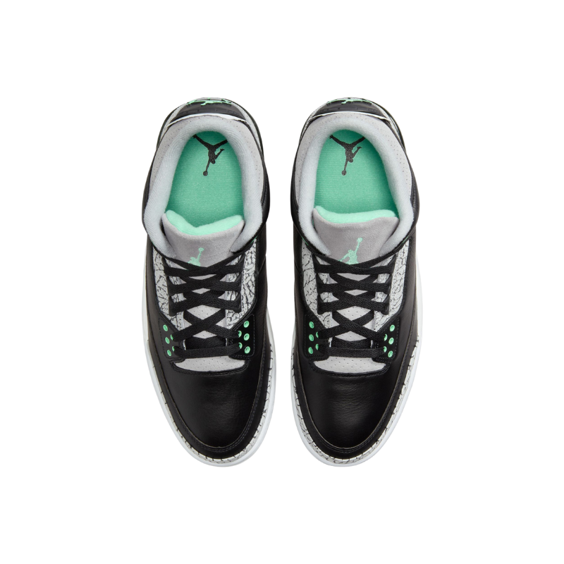 Air Jordan 3 Retro Green Glow Pantofi Casual de Strada – Verde | CT8532-031