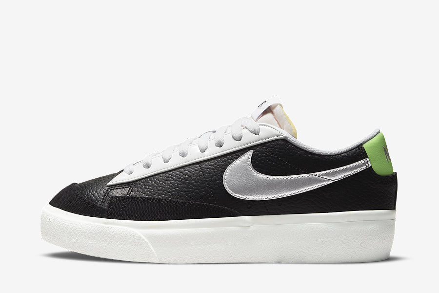 Nike Blazer Low Black Silver Metallic Pantofi Casual de Strada | DN8010-001
