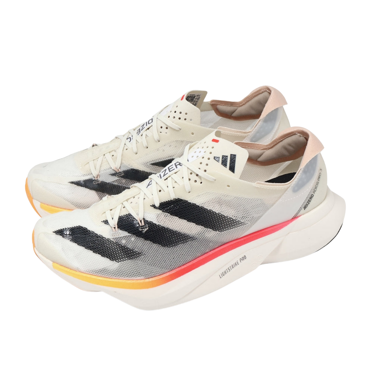 Adidas Adizero Adios Pro 3 „Ivory / Core Black / Crystal Sand” – Alb | IG6442