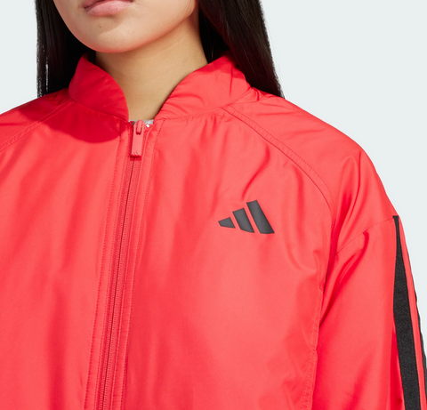 ADIDAS – Geacă Bomber Essentials 3-Stripes Pure Ruby – Cod JP1724