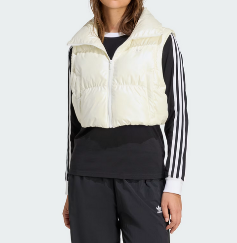 ADIDAS GEACA PUF ESEENTIAL GLOSSY Two-In-One Cropped – Cod JX2990