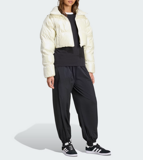 ADIDAS GEACA PUF ESEENTIAL GLOSSY Two-In-One Cropped – Cod JX2990
