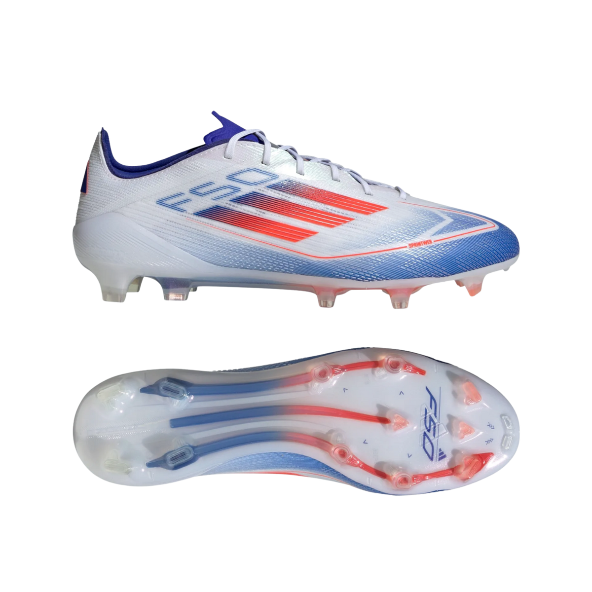 Adidas F50 Elite FG – Alb/Albastru | IF8818