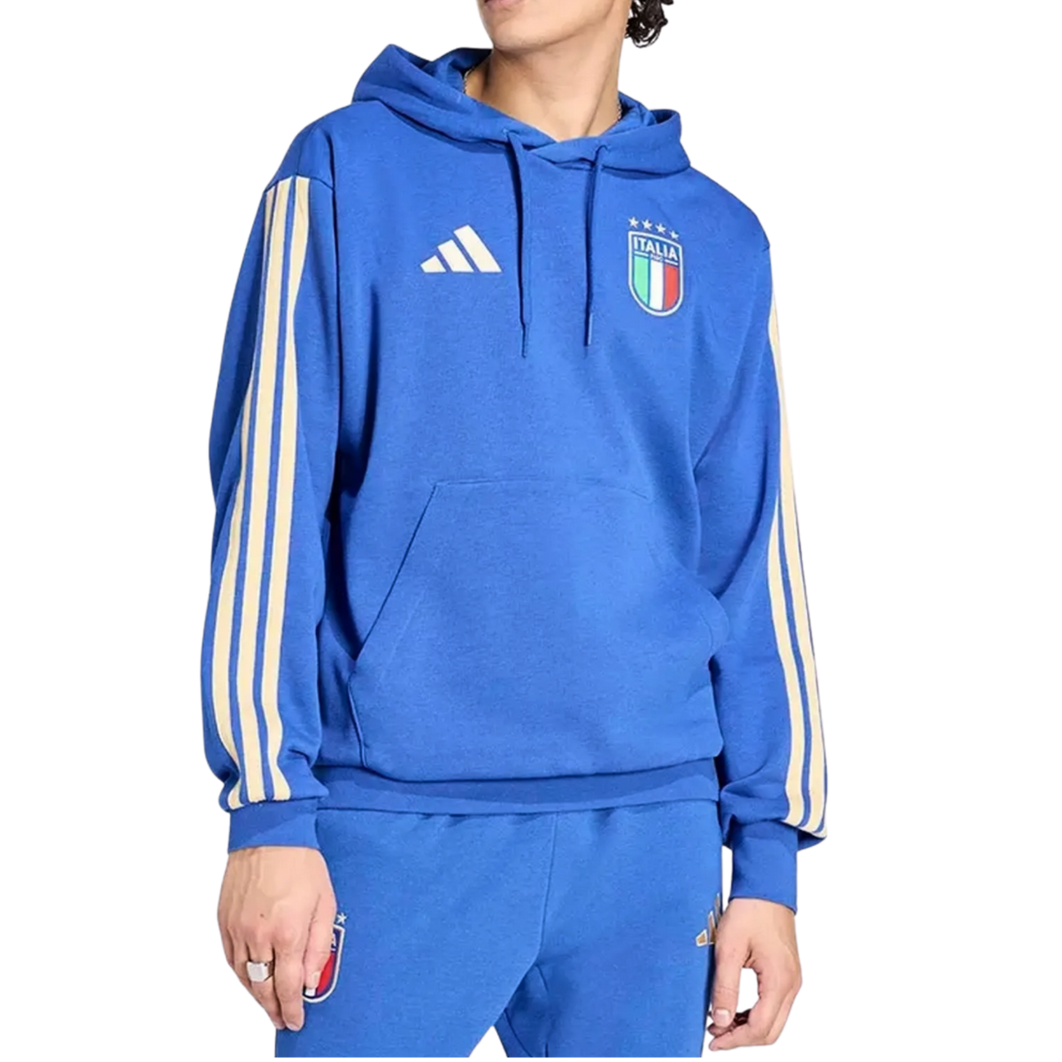 Adidas Italia 2026 DNA Hanorac – Albastru | JY9661
