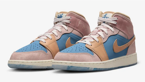 AIR JORDAN 1 MID GS "ZEN" – Pantofi sport casual de stradă – Cod FN7452-400