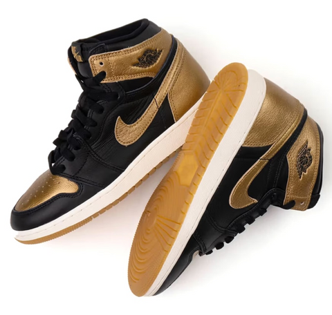 AIR JORDAN 1 RETRO HIGH OG "METALLIC GOLD" – Pantofi casual de stradă – Cod DZ5485-071