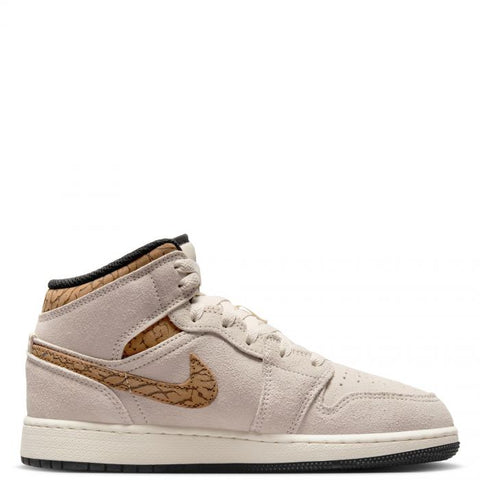 NIKE AIR JORDAN 1 MID SE "BROWN ELEPHANT" – Pantofi casual de stradă – Cod DZ5369-102