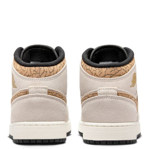 NIKE AIR JORDAN 1 MID SE "BROWN ELEPHANT" – Pantofi casual de stradă – Cod DZ5369-102
