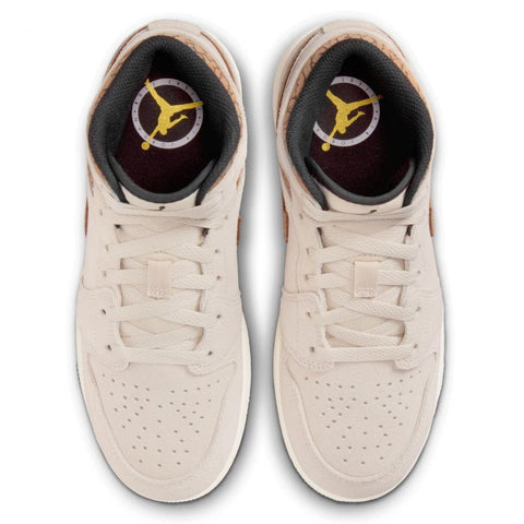 NIKE AIR JORDAN 1 MID SE "BROWN ELEPHANT" – Pantofi casual de stradă – Cod DZ5369-102