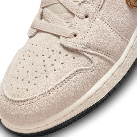 NIKE AIR JORDAN 1 MID SE "BROWN ELEPHANT" – Pantofi casual de stradă – Cod DZ5369-102