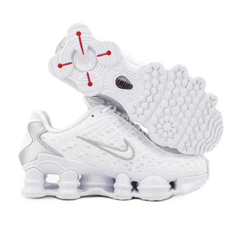 NIKE SHOX TL "White Metallic Silver" - Pantofi casual/sport de strada – Cod AR3566-100