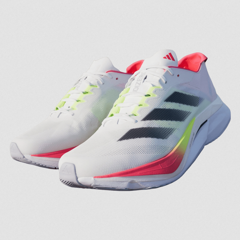 Adidas Adizero Boston 12 "White Core Lucid Red" | JQ2554