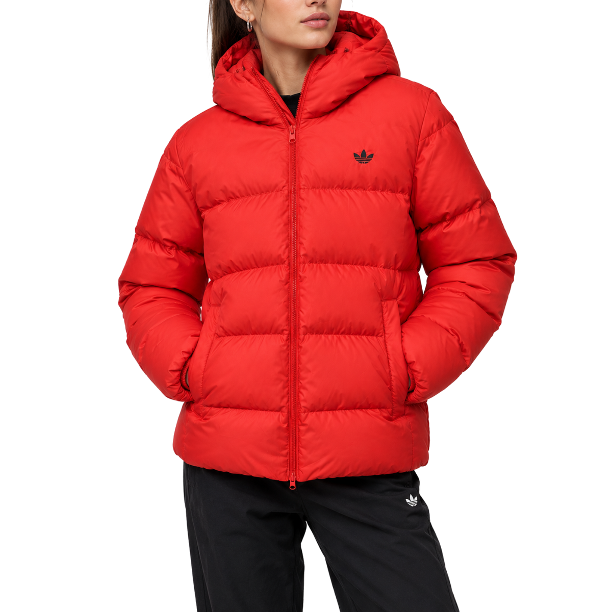 Adidas Originals Hooded Puffer Jacket – Roșu | KR9142