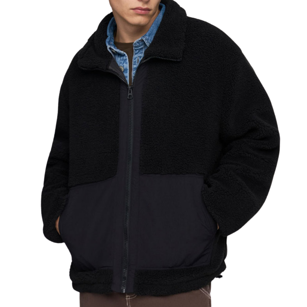 Adidas Premium Essentials Fleece Zip-Up – Negru | JY2639