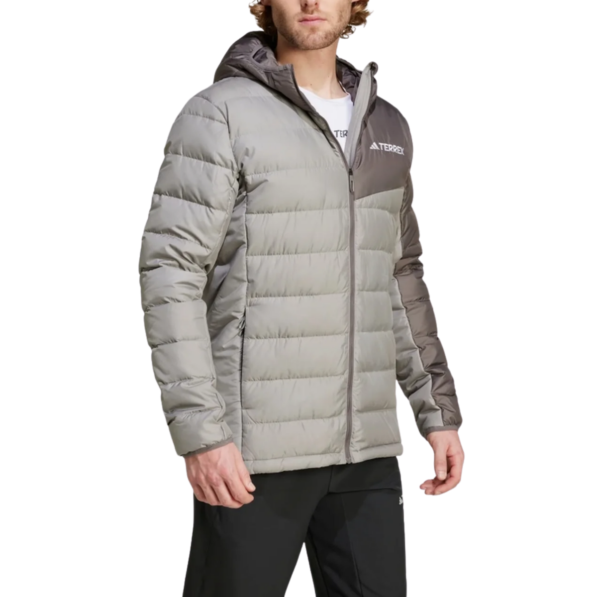 Adidas Terrex Multi Light Down Hooded Jacket – Gri | JE6716