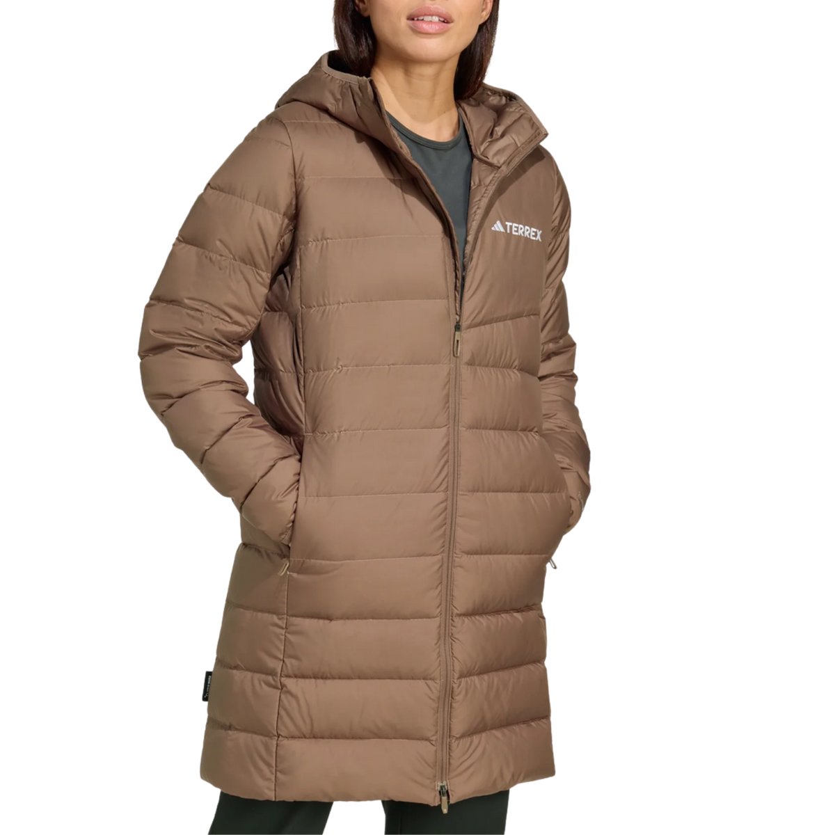 Adidas Terrex Multi Light Down Hooded Parka 2.0 – Maro | JM8730