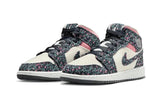 Air Jordan 1 Mid Floral Canvas | FJ3451-001