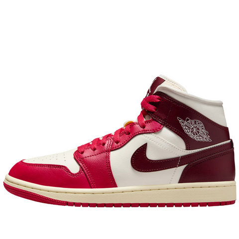 Air Jordan 1 Mid "Mystic Hibiscus" -Bordo | BQ6472-119