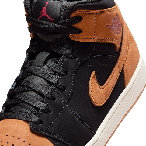 Air Jordan 1 Mid SE "Black Flax" - Negru/Maro | HV4091-002
