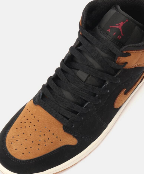 Air Jordan 1 Mid SE "Black Flax" - Negru/Maro | HV4091-002