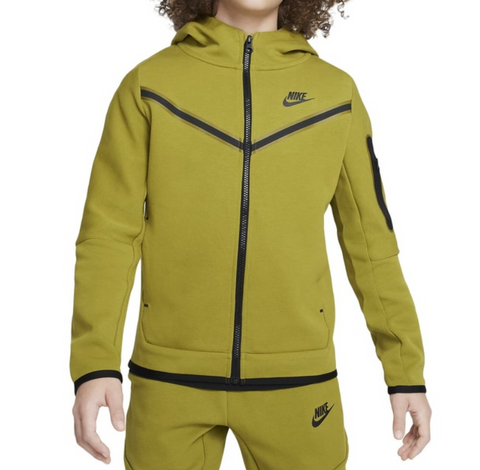 Nike Sportswear Tech Fleece Full‑zip Hoodie  Copii  ‑078 – Albastru | CU9223