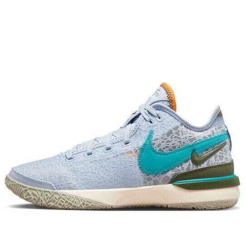 Nike Zoom Lebron Ghete de Baschet – Alb | DR8784-101