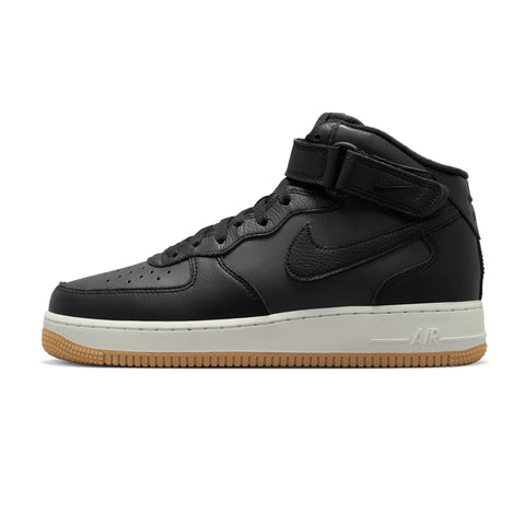 Nike Air Force 1 Mid “Black Gum” – Alb | DV7585-001