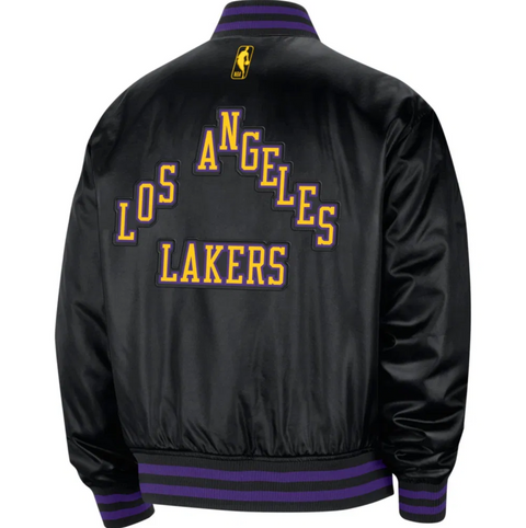 NIKE NBA SHOWTIME SATIN LOS ANGELES LAKERS – Geacă City Edition – Cod DX9495-010