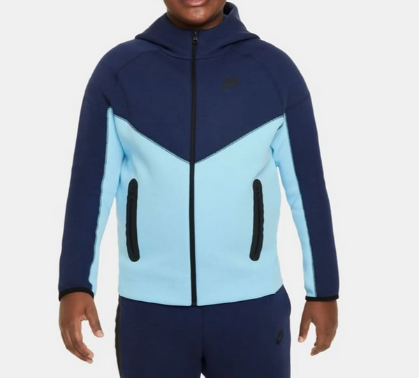 Nike Hoodie Nsw Tech Fleece 24 Copii – Albastru | FD3286-410