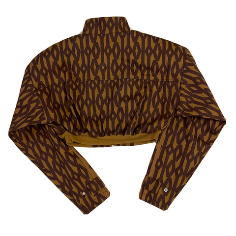 ADIDAS IVY PARK CROP MONOGRAM – Jachetă – Cod HB8423