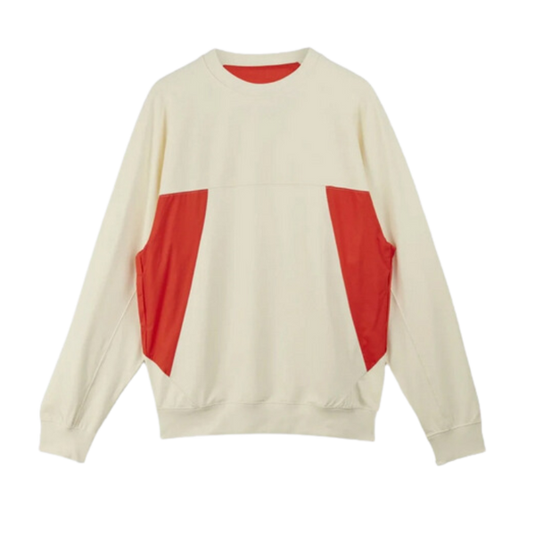 Adidas Y-3 Logo Patch Crewneck Sweater Crem Orange – Crem | HZ8812