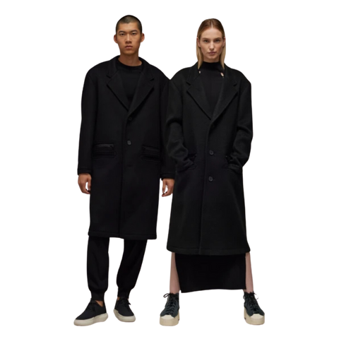 Adidas Y-3 Palton Din Lână cu Croială Tailored - Negru – Negru | IP5593