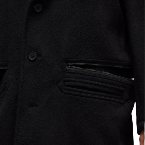 Adidas Y-3 Palton Din Lână cu Croială Tailored - Negru – Negru | IP5593