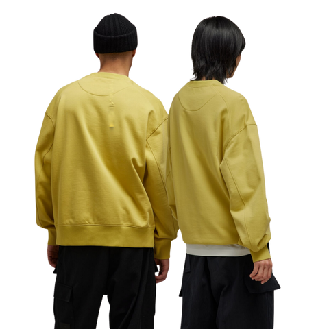 Adidas Pulover Y-3 Crew Din Terry Din Bumbac Organic - Galben – Galben | IP7696