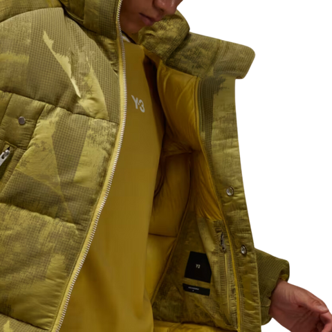 ADIDAS Y-3 GRAPHIC PUFFER JACKET - BLANCH YELLOW cod IP7939